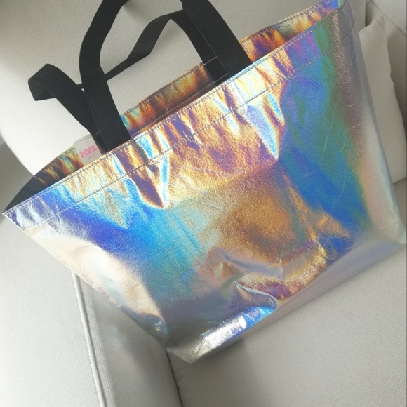 Victoria's Secret PINK Iridescent Tote NWT - Picture 8 of 11
